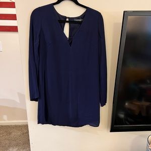 Nwot ASTR blue long sleeve mini dress